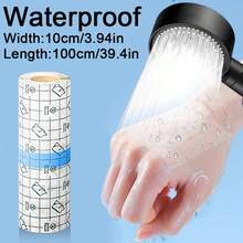 1卷透明自粘绷带，防摩擦胶带，防水胶带，便携式手指防摩擦胶带，手指、脚趾、受损部位保护胶带，淋浴时防水，防止水泡、裂纹、老茧，可紧密包裹手指、脚趾、腿部 - 透明色 - 查看 11