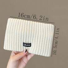 Christmas Reindeer Knit Scarf For Girls, Autumn/Winter, Korean Style, Versatile, Thick, Warm, Neck Protector, Wool Scarf