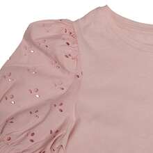 Gap Mädchen-T-Shirt mit bestickten Puffärmeln 601395 - Pink - Übersicht 2