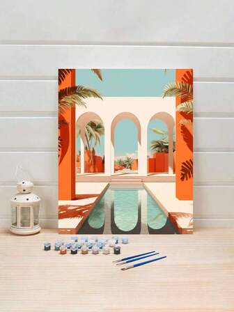 一套40*50厘米DIY数字油画：点燃创意生活，描绘多彩世界。DIY数字油画，开启您的艺术之旅。它是创意与乐趣的完美融合，是互动、情侣共绘以及个人放松的绝佳选择。