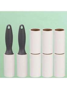 1/2/3/4pcs Mini Portable Reusable Lint Roller, Portable Hair Remover, Detachable Design, Sticky Lint Roller, Lint Brush Roller, Mini Portable Lint Roller For Removing Dust From Clothes, Carpets, Pet Hair, Travel Size Lint Roller, 30pcs Mini Lint Remover Suitable For Pet Hair, Furniture, Sofa, Carpet, Car Seats, Auto Accessories, Home Supplies, Travel Essentials