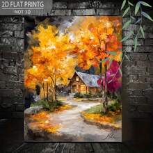 Wooden Framed Canvas Painting - Cute Fox Relaxing In Hammock With Juice, Bees & Sunflowers, Vibrant Spring Summer Nature Scene Wall Art, Adorable Animal Print Poster For Bedroom, Living Room, Ready-To-Hang Wrapped Canvas Frame Home Decor, Bedroom Decoration, Whimsical Artwork, Highquality Print, Decorative Artwork, Art Collectors, 2D Flat - 橘色 - 查看 2