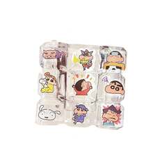 Ins Japanese Crayon Shin-Chan Transparent Sticker Waterproof DIY Student Decorative Water Cup Sticker Mobile Phone Sticker Pen Holder Sticker - Multicolor - View 4