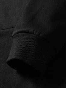 Hoodie Spider Sweater Printed Hoodie Men,Printed On The Back Of The Large Board,Single-Layer Fleece, Casual And Comfortable Velvet Street Wind Long-Sleeved Hooded Sweater, Autumn And Winter Sports Top Hoodies. - 黑色 - 查看 4