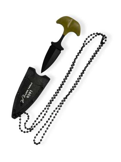 Navaja Mini Funda Collar Cadena Portatil