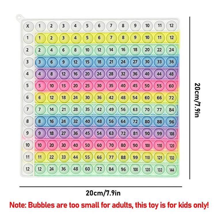 Práctica de habilidades matemáticas de multiplicación y adición de 12x12 y 12+12, juego de tablero de ajedrez para aprender la tabla de multiplicar, herramienta de enseñanza y juguete educativo de multiplicación y adición para maestros y niños - Blanco - Añade 3