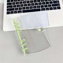 A6 Transparent Loose-Leaf Cover Sticker Book, Stickers, 3D Sticker Storage Box, 6-Ring PVC Notebook Set, DIY Journal - Multicolor - View 19