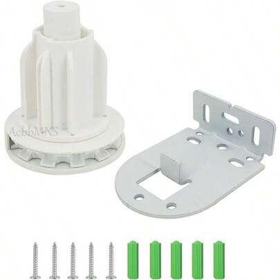 43mm Roller Blind Fittings Replacement Repair Kit Roller Shade Clutch With Metal Bracket And Screws Expansion Plug For Roller Blind System 2pcs Kit43mm