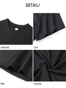 Women T-Shirts - Black - View 5