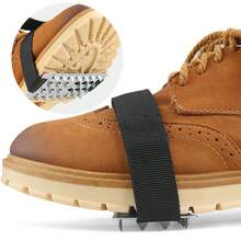 2pcs Adjustable Snow Spikes Ice Cleats With Hook & Loop System - Heavy Duty Corrosion Resistant Metal Ice Grippers For Winter Driving, Walking And Climbing, Shoe, Spring Summer Picks, Brides Maid Gifts, Room, Bedroom Decor, Bedroom Decor, Beach, Travel, For Men, For Women, Vacation, Women's Day, Travel Essentials, Wedding Favors, Y2k, Bedroom, Car Accessories Women, Kitchen Decor,Cute Stuff - Multicolor - View 5