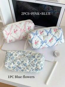 1PC Pencil Bag Pencil Case Pen Holder Coin Pouch Pen Simple Cosmetic Storage Bags Makeup Bag Office Stationery Organizer Pencil And Marker Cases 7TPC - Nhiều màu - Xem 5