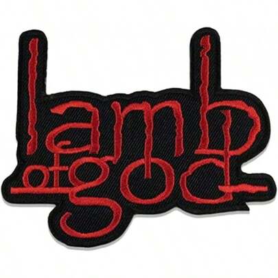 ReNext Lamb Of God Logo Punk Rock Heavy Metal Music Band Jacket T Shirt Patch Sew Iron On Embroidered Symbol Badge Cloth Sign CostumeLamb Of God Logo Punk Rock Heavy Metal Music Band Jacket T Shirt Patch Sew Iron On Embroidered Symbol Badge Cloth Sign Costume