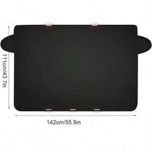 Silver Coated Windshield Cover, Anti-Frost Anti-Theft Car Windshield Sunshade