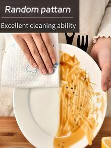 Disposable Kitchen Paper Towels - Washable, Wet And Dry Use, Lazy Person'S Dishcloth, Non-Stick Oil Dishcloth, Oil-Removing Wipes, Household Dishcloth, Drying Cloth, Household Cleaning And Oil-Removing Cloth (Random Style). Lazy Person'S Dishcloth, Kitchen Paper Towels, Restaurant Paper Towels, Cleaning Supplies, Household Cleaning Tools - Multicolor - View 6