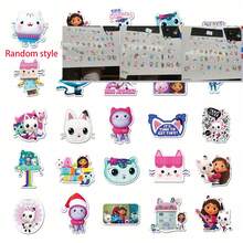 50张/套 Gabi's Dollhouse 卡通人物涂鸦艺术作品，Gooka 周边手机贴纸，圣诞节礼物，圣诞袜填充物，圣诞礼物，圣诞装饰品 - 彩色 - 查看 6