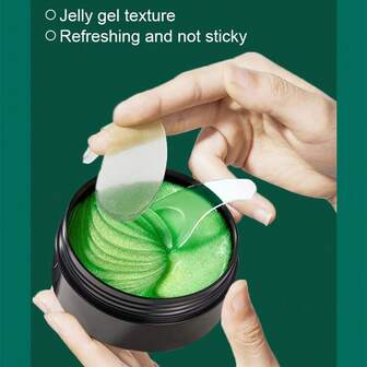  Masque apaisant aux yeux à l'aloe vera FATAZEN, masque pour les yeux, patch pour les yeux, soins de la peau coréens, extrait d'aloe vera et hyaluronate de sodium, diminue les poches sous les yeux, améliore les cernes, raffermit la peau, éclaircit le contour des yeux, convient pour l'automne-hiver, Y2K, pour Halloween, les fêtes et les cadeaux, Thanksgiving et Nouvel An, cadeau de remerciement, pour Noël, cadeaux de Noël