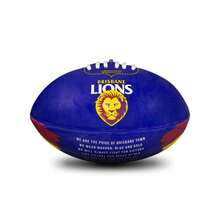 AFL Brisbane Lions Song Football, Size 2 - B076TNZDC1 - View 2
