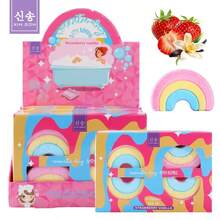 XINSON Bomba de baño de burbujas en forma de arcoiris hidratante y nutritiva con fragancia a plantas y flores. Limpieza profunda. con aroma de vainilla Bomba de Baño Efervescente – Hidratante y Suavizante, Limpieza Profunda con Espuma Rica y Fragancia Floral para una Relajante Experiencia en la Tina - Multicolor - Ver 11