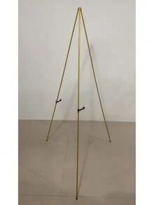 Lightweight Foldable Portable Easel Display Stand, Metal Frame, Suitable For Weddings, Birthdays, Anniversaries, Holiday Parties And Outdoor Painting & Sketching - No Electricity Needed, Instant Floor Poster And Event Decor, Multipurpose Signage, Elegant Display, Durable Structure