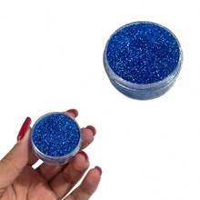 Diamantina Brillantina Glitter Comestible de 7 gramos. Ideal para Repostería o Bebidas. - Azul - Ver 4