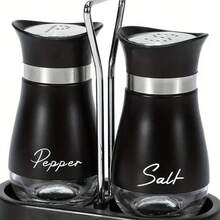 EYSENC Salt & Pepper Shakers Set, Refillable Salt Pepper With Stainless Steel Lid Container Spice Shakers Bottle For Home Kitchen, Restaurant, Picnic, Gifts For Home Decor, 3.4oz ,2/1pc - Multicolor - View 26