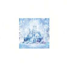 10pcs/20pcs/50pcs/Set,Frozen Winter Snowflake Paper Plate Celebration Party Tableware Round Disposable Dinner Paper Plate Suit Winter Snowflake Theme Party 9 Inch 7 Inch Paper Plate Paper Cup Paper Towel Birthday, Christmas, Winter Event Party Table Supplies - Multicolor - View 7