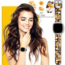 Compatible With Watch Band Fitbit Versa 3, Versa 4, Sense, Sense 2, Holiday Pattern Silicone Replacement Strap{Inchcolor_nameinch:InchBeeGno 1meinch,Inchsize_nameinch:InchForVersa4/Versa3/Sense2/Senseinch} - BeeGno 1me - View 6