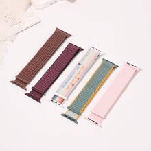 10pcs/Set Soft Nylon Solo Loop Bands Compatible With Apple Watch Band 38mm 40mm 41mm 42mm 44mm 45mm 46mm 49mm For Women Men, Breathable Stretchy Braided Strap Compatible With Apple Watch Series Ultra 11/10/9/8/7/6/5/4/3/2/1/SE As A Gift For Students Returning To School