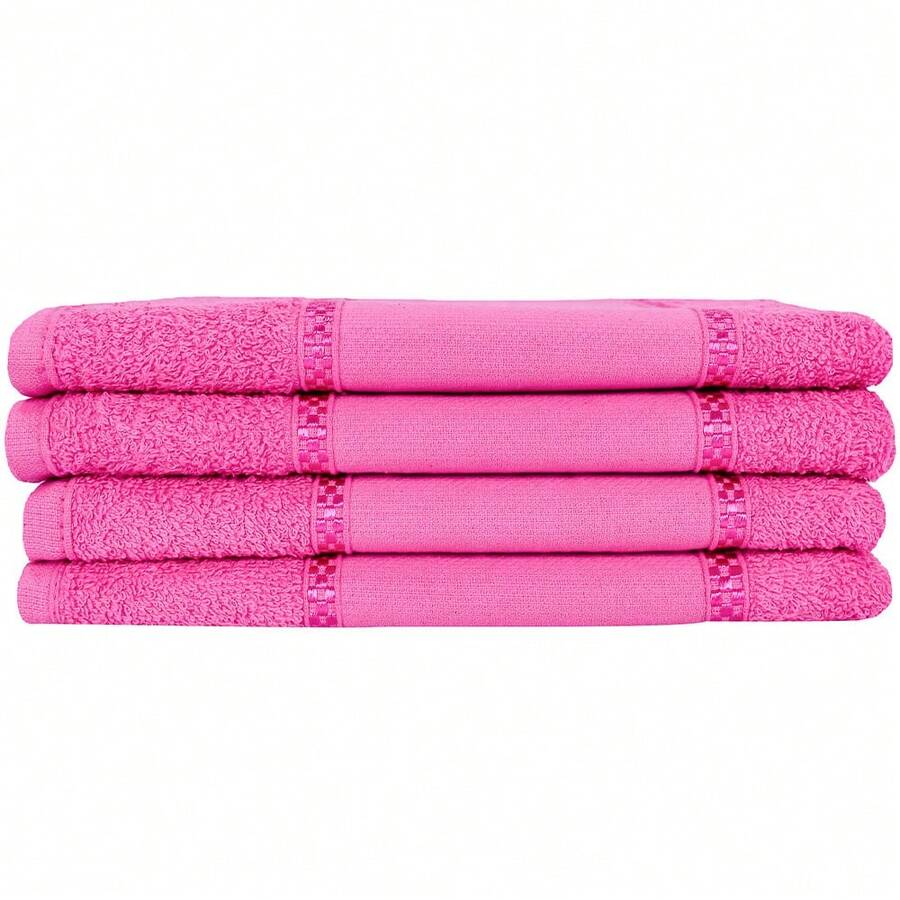 Kit 12 Toalhas de Lavabo Arteira Ponto Russo Para Bordado 100% Algodão 30x50