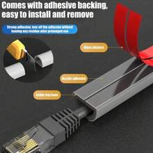 1 Stück dekorative Kabelabdeckung (1,5 cm*2 m) - Verbirgt freiliegende Kabel nach Renovierung, um die Ästhetik des Raums zu verbessern | Weiches Material | Flexibler Kabelverlegung | Einfache Bodeninstallation | Keine Spezialwerkzeuge erforderlich | Geeignet für Fliesen und Holzböden | Kratzfest, abriebfest | Alterungsbeständig | Schützt Kabel und verhindert Stolpergefahren | Unverzichtbar für die Organisation von Elektronik- und Beleuchtungskabeln in Heim und Büro | Muss-haben für die Raumorganisation von Heim und Büro - Verschiedenfarbig - Übersicht 6