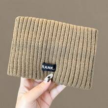 Christmas Reindeer Knit Scarf For Girls, Autumn/Winter, Korean Style, Versatile, Thick, Warm, Neck Protector, Wool Scarf