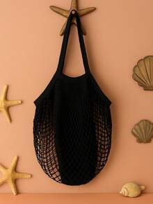 Sun Kit Bag + Simple Black Visor, Sexy Beach Vacation - 黑色 - 查看 2