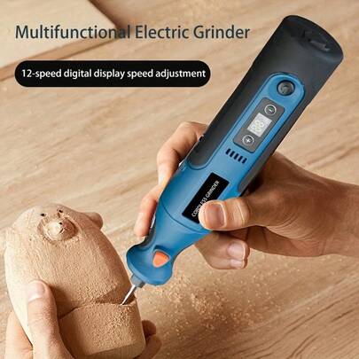 Bộ 1 máy mài điện mini tự chế, máy khắc điện cầm tay nhỏ, máy khắc và đánh bóng ngọc nhân tạo, bộ mài điện sạc USB, bút khắc điện mini, dụng cụ mài điện, máy mài mini không dây, máy mài mini không dây, dụng cụ mài, dụng cụ thủ công, dự án tự làm, máy di động, thiết kế nhỏ gọn, mài chính xác, khắc hiệu quả, thiết bị đánh bóng, bút khắc, người đam mê thủ công, người có sở thích nghiệp dư.