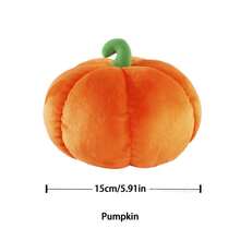 毛绒水果蔬菜玩具 - 大蒜、草莓、西兰花、西瓜、南瓜，柔软填充玩偶，婴儿益智玩具，幼儿园教学道具，家居装饰 - 彩色 - 查看 19