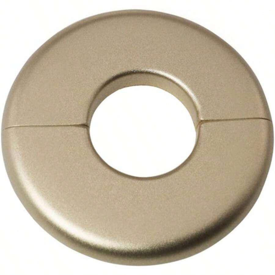 ABS Wall Split Flange Self - Adhesive Tape Round Escutcheon Plate Cover Pipe Faucet Decoration Accessories Faucet Pipe Flange Pipe Cover 75 Yellow - 75 Vàng - Xem 1