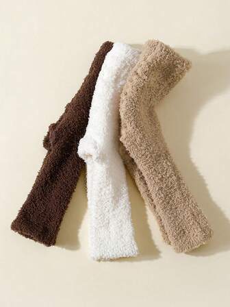 3条/包 婴儿纯色绒面简约打底裤，保暖内衬，适合5℃以下冬季穿着，休闲修身裤型，舒适保暖，冬季适用