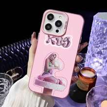 Funda a prueba de golpes rosa mate K- para 17,16,15,14,13,12,11,Pro,MAX - z7 - Ver 7