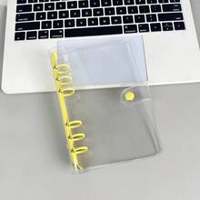 A6 Transparent Loose-Leaf Cover Sticker Book, Stickers, 3D Sticker Storage Box, 6-Ring PVC Notebook Set, DIY Journal - Multicolor - View 20