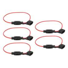 12V 30A Automotive Electronic Fuse Holder - Pack Of 5, Robust And Durable, Ensuring A Reliable Electrical Connection.