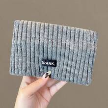 Christmas Reindeer Knit Scarf For Girls, Autumn/Winter, Korean Style, Versatile, Thick, Warm, Neck Protector, Wool Scarf