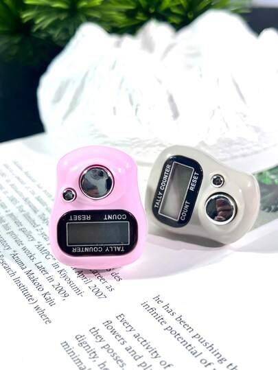 New Ring Counter Electronic Counter Middle East Arabic Digital Convenient Ring Counter Stress Relief Hand Press Counter Suitable For Prayer Counting, Activity Counting, Holiday Gifts And More