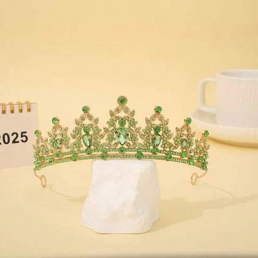تاج عروس بشكل قطرة ماء أنيق، مناسب للأطفال والسيدات في مناسبات عيد الميلاد والذكرى السنوية والمهرجانات وعيد الهالوين والكريسماس للارتداء والديكور