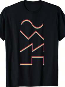Modular Synthesizer Vintage Keyboard Techno Og Waveform T-Shirt - Style 4 - View 1