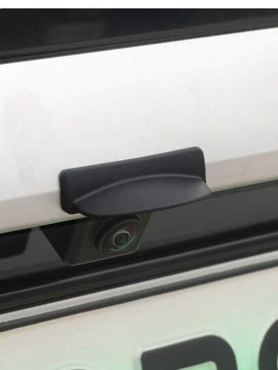 [Silicone Rain Guard] Thick And Wide Silicone Fitting Car Rear View Camera Rain Protector | Triangular Design & Matte Finish, Weatherproof Accessories, Enhanced Visibility In Rainy Days, Rain Cover Car Good Rain Shield Modification Accessories