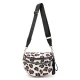 Brown and White Leopard Print