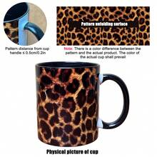 1 chiếc cốc cà phê/ly gốm in hình động vật, dung tích: Xấp xỉ 11 oz, cốc nước đa năng, họa tiết da báo, họa tiết da rắn, món quà lý tưởng cho Giáng sinh, Ngày lễ Thánh Patrick, Lễ Phục sinh, Ngày lễ tình nhân, Ngày của cha và Ngày của mẹ khi trở lại trường - Đen và trắng - Xem 24