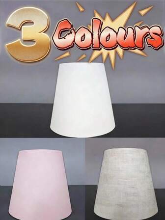 3pcs Mini Lamp Shade,Lampshade,Light Shade1/2/3/4Mini Lamp Shade, 3.54" Top X5.12" Bottom X 5.51" High, Clip On Lamp Shade, Fit For Droplight Wall Lamp Candle Chandelier Small Table Lamp Lamp Shade, For Pointed Bulb Light Sources, Home Living Room Lighting Shades, Lighting Accessories - Elegant And Natural Lighting Solution, Home Decor, Gift For Family And Friends Gifts Birthday Graduation