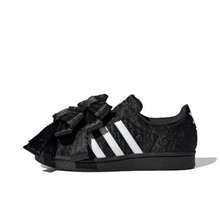 Caroline Hu X Adidas Superstar Casual Fashion Sneakers Fashionable Comfortable JR7978 Women's Black Zapatillas Para Mujer - 黑色 - 查看 1