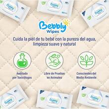 Toallitas Húmedas para Bebé, 100% Fibras Naturales, Suaves y Resistentes, Sin Fragancia, Textura Extra Suave para una Limpieza Delicada, Hipoalergénicas y Seguras para Piel Sensible (8 pz) - 4 piezas - Ver 5