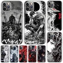 Black White G-Guts B-Berserks Cover Compatible With  16 15 Pro Max 14 Plus 13 12 Mini 11 Apple Phone Case X XS XR 7 8 + Art Print Shel, Cover Compatible With  17 Pro Max Case,  17 Pro Case,  17 Case,  16 Pro Max Case - AN576-2 - 查看 3